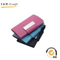 High Quality Special PU Leather Business Card Holder with Customized Logo